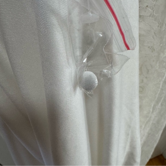 Lulus Beloved Eternity NWT size Medium White Lace Sleeveless Maxi Dress Bridal - Picture 11 of 14